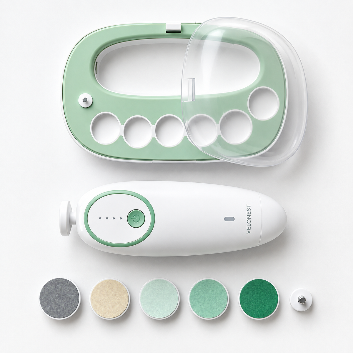 TrimNest Rechargeable Baby Nail Trimmer