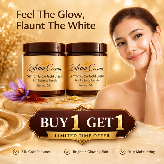 Zafraan Glow 24K Gold Saffron Radiance Cream Buy 1 Get 1