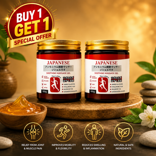 Nihon Relief Gel Japanese Joint & Muscle Massage Gel (Buy 1 Get 1)