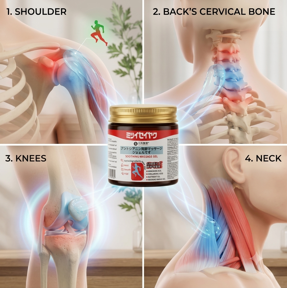 Nihon Relief Gel Japanese Joint & Muscle Massage Gel (Buy 1 Get 1)