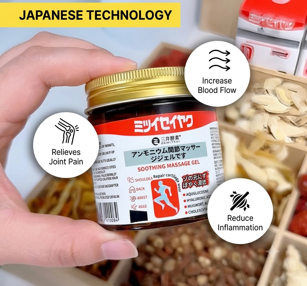 Nihon Relief Gel Japanese Joint & Muscle Massage Gel (Buy 1 Get 1)
