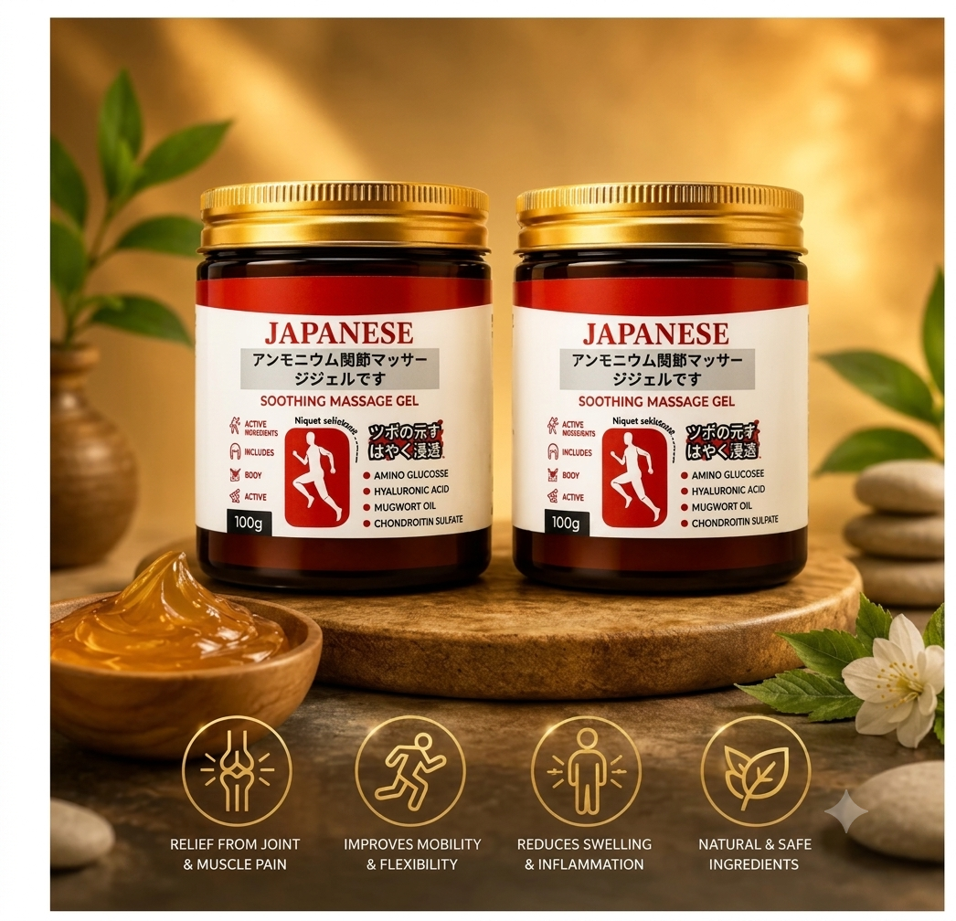 Nihon Relief Gel Japanese Joint & Muscle Massage Gel (Buy 1 Get 1)